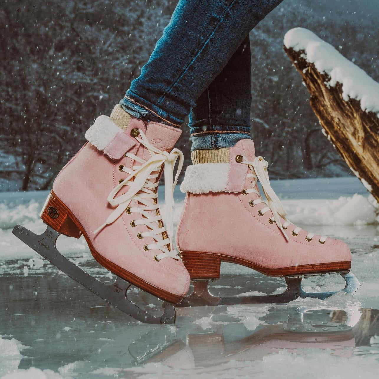 New! Riedell Ember Skate Set in Blush Pink