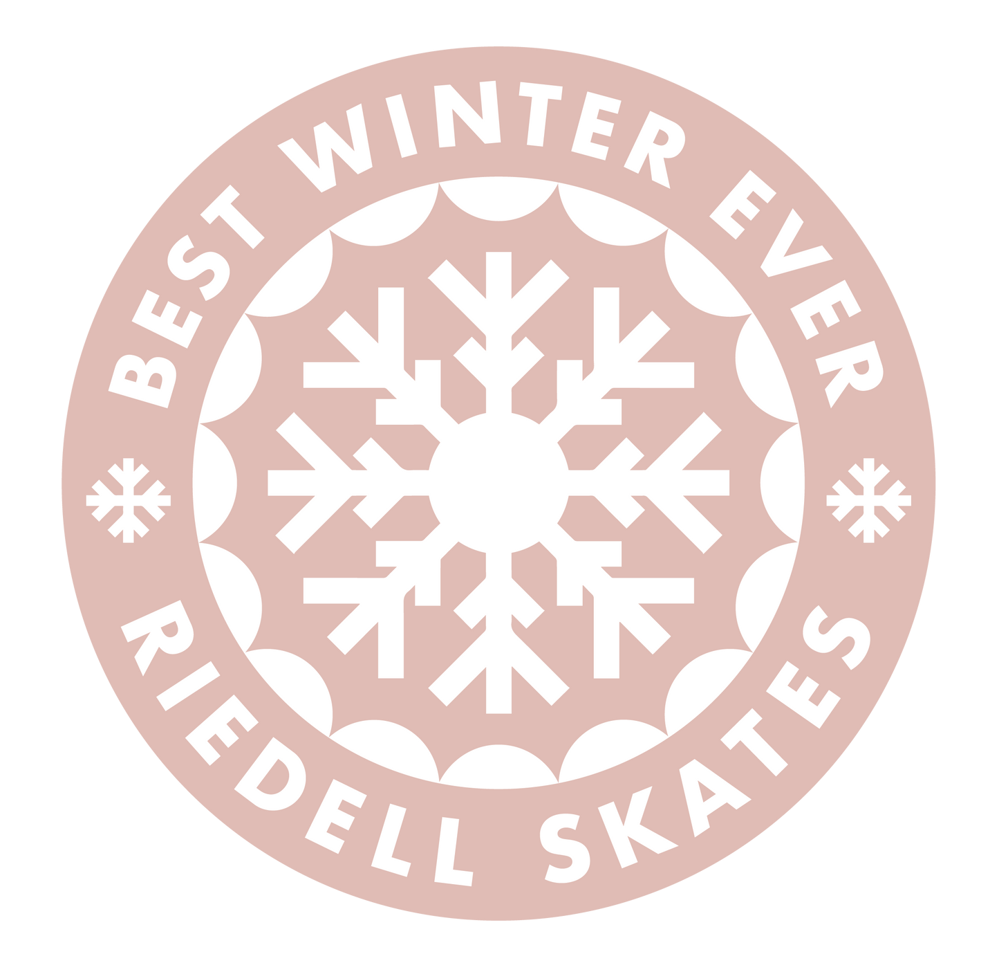 New! Riedell Ember Skate Set in Blush Pink