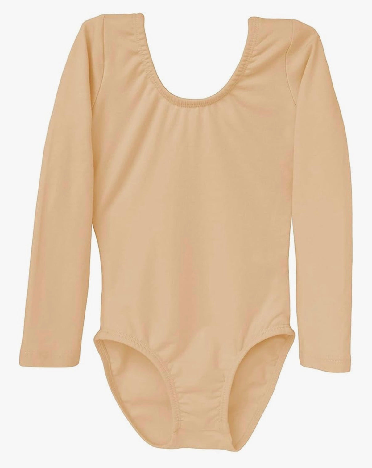 Dacina Kids Long Sleeve Ice Skating Dance Ballet Front Lined Bodysuit
