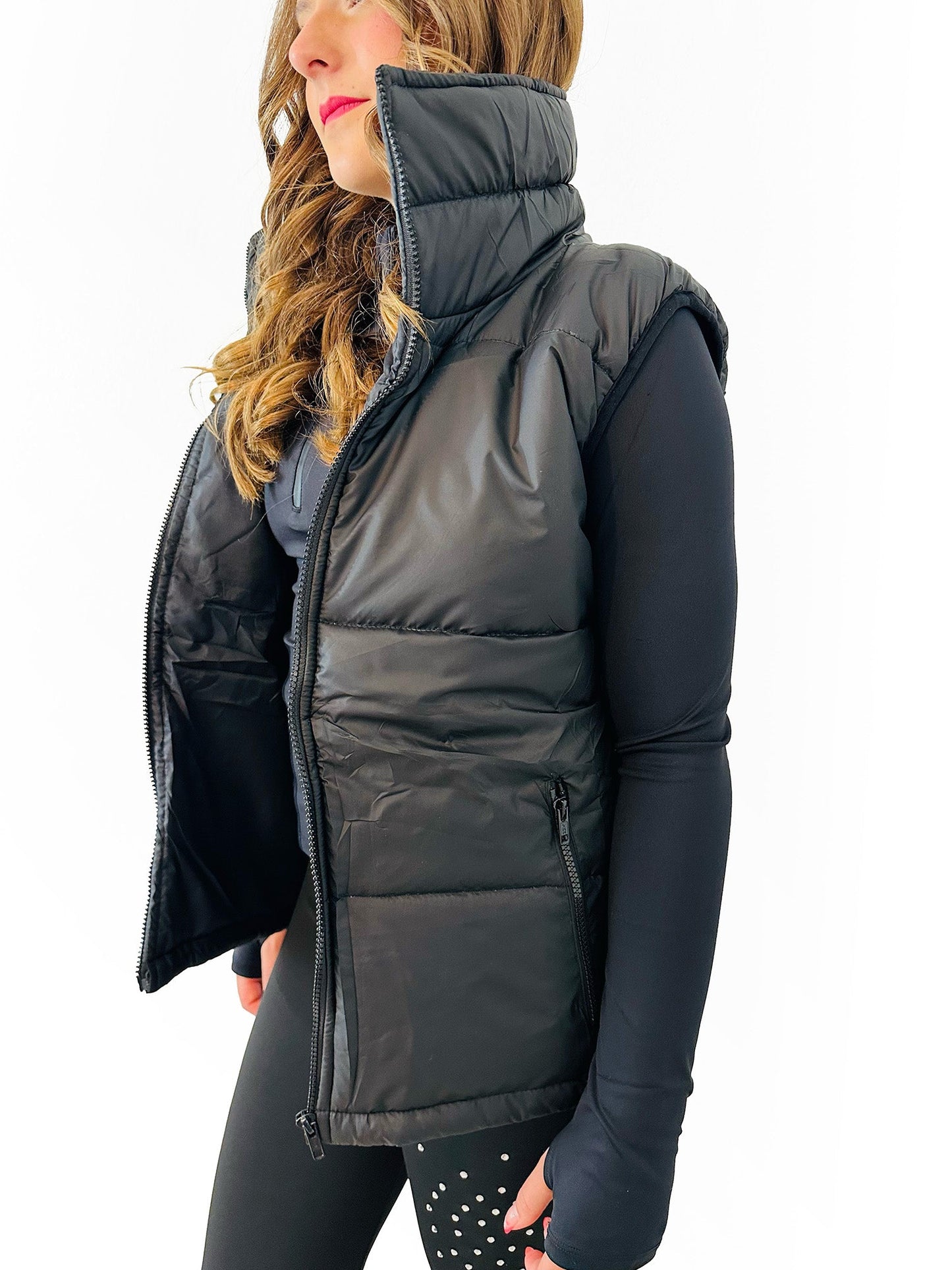 Puffy Winter Sleeveless Skating Vest