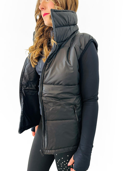 Puffy Winter Sleeveless Skating Vest