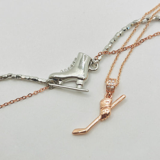 Ice Hockey Necklace