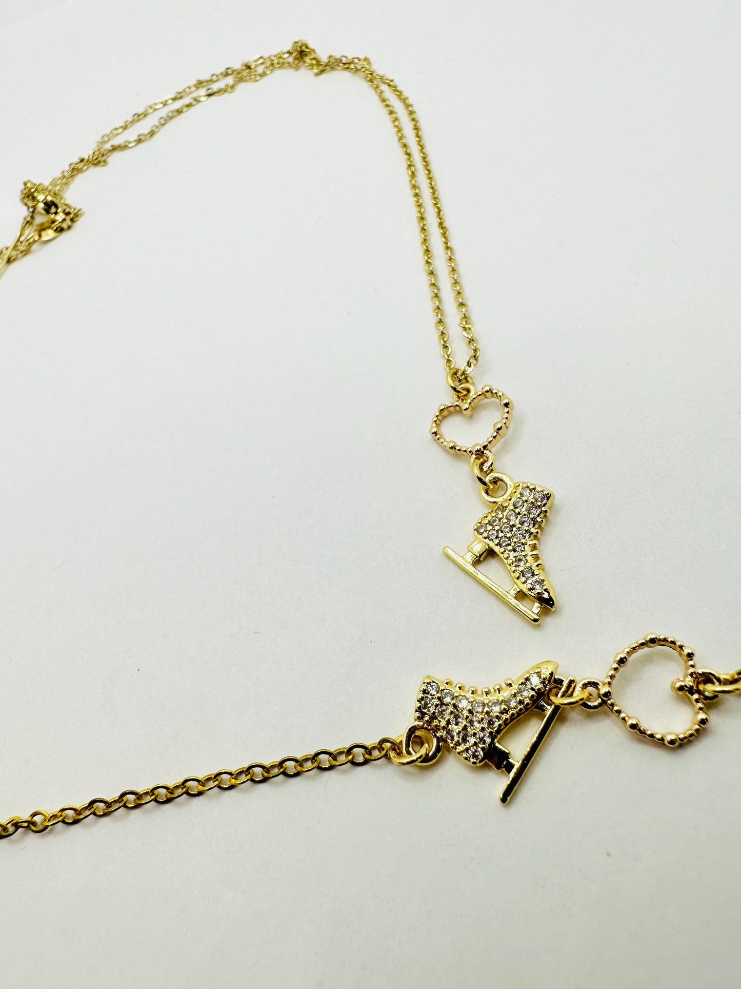 Brilliance & Melrose Ice Skate with your Heart Necklace