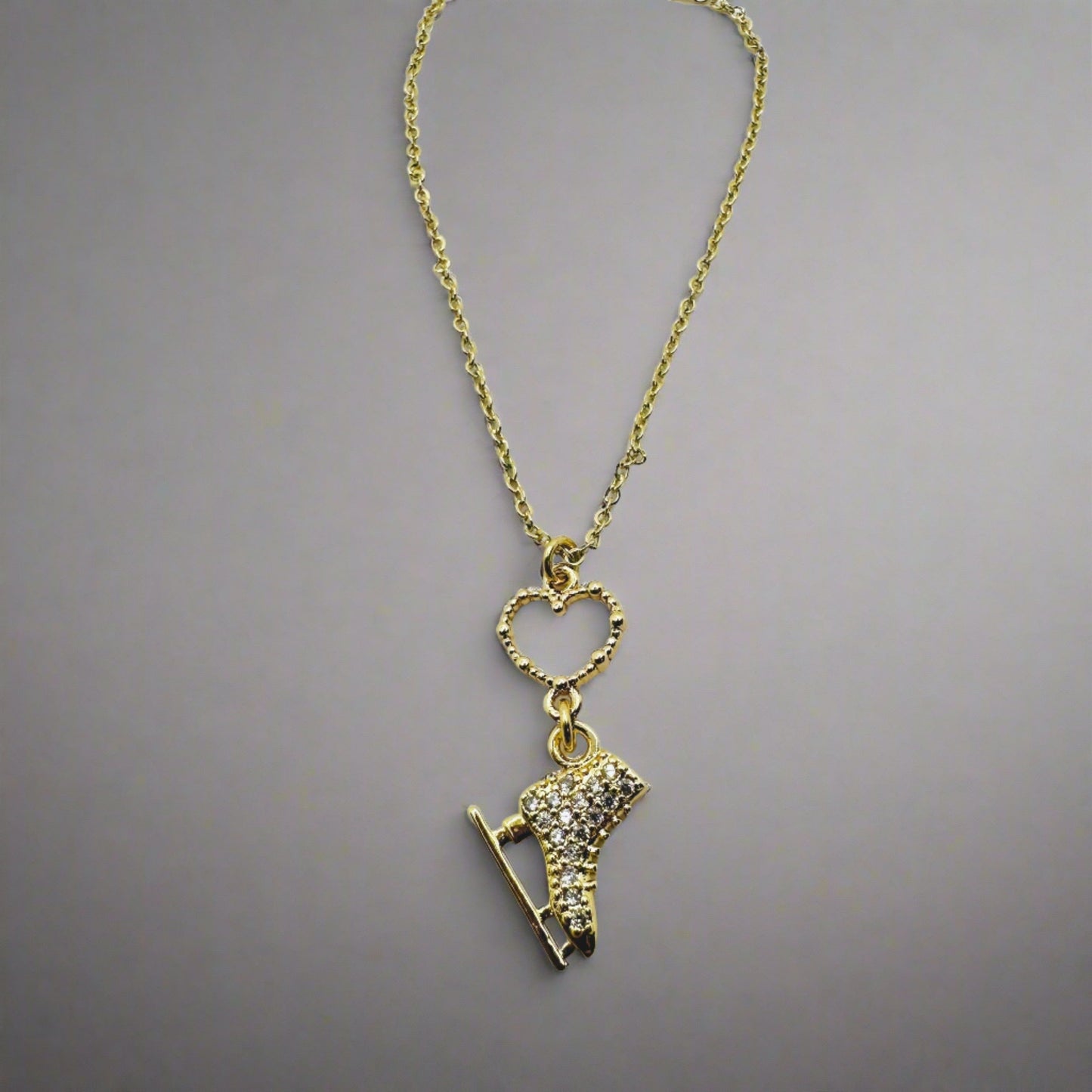 Brilliance & Melrose Ice Skate with your Heart Necklace