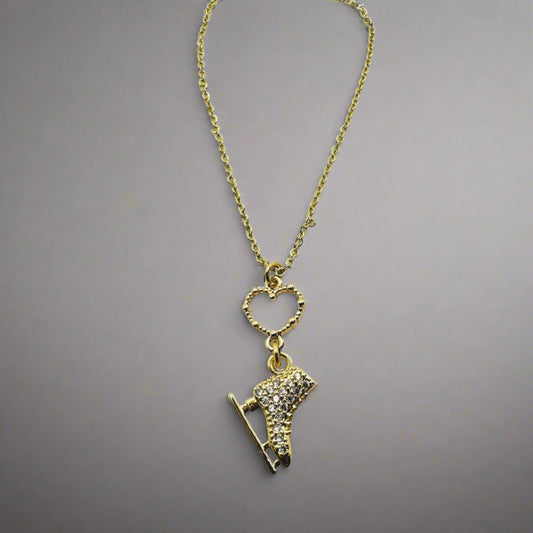 Brilliance & Melrose Ice Skate with your Heart Necklace