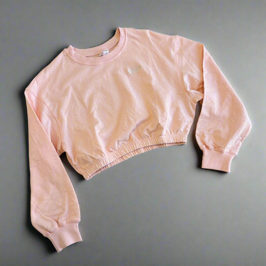 Brilliance & Melrose Cropped Ice Skating Sweatshirt