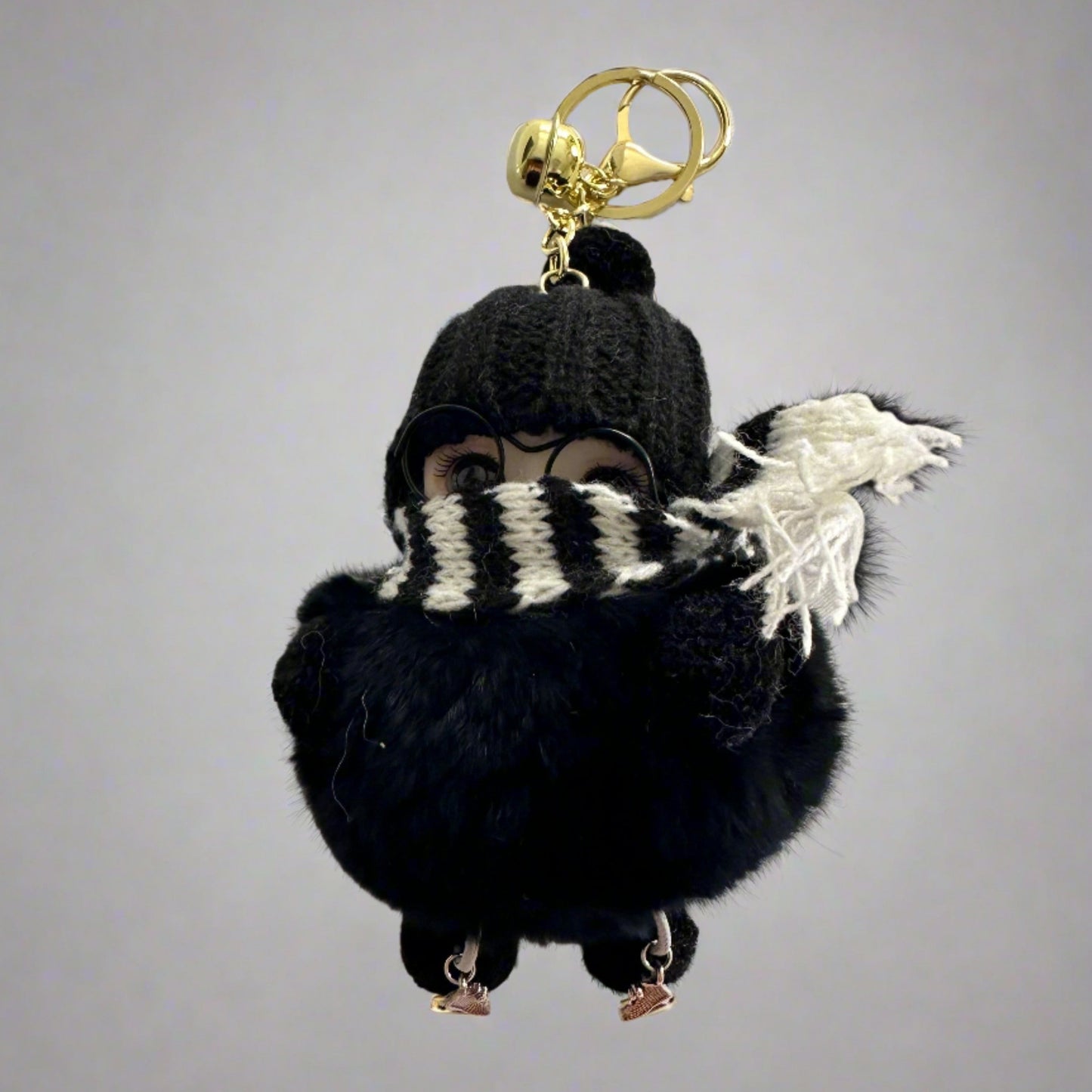 Brilliance & Melrose Little Miss Skater Keychain
