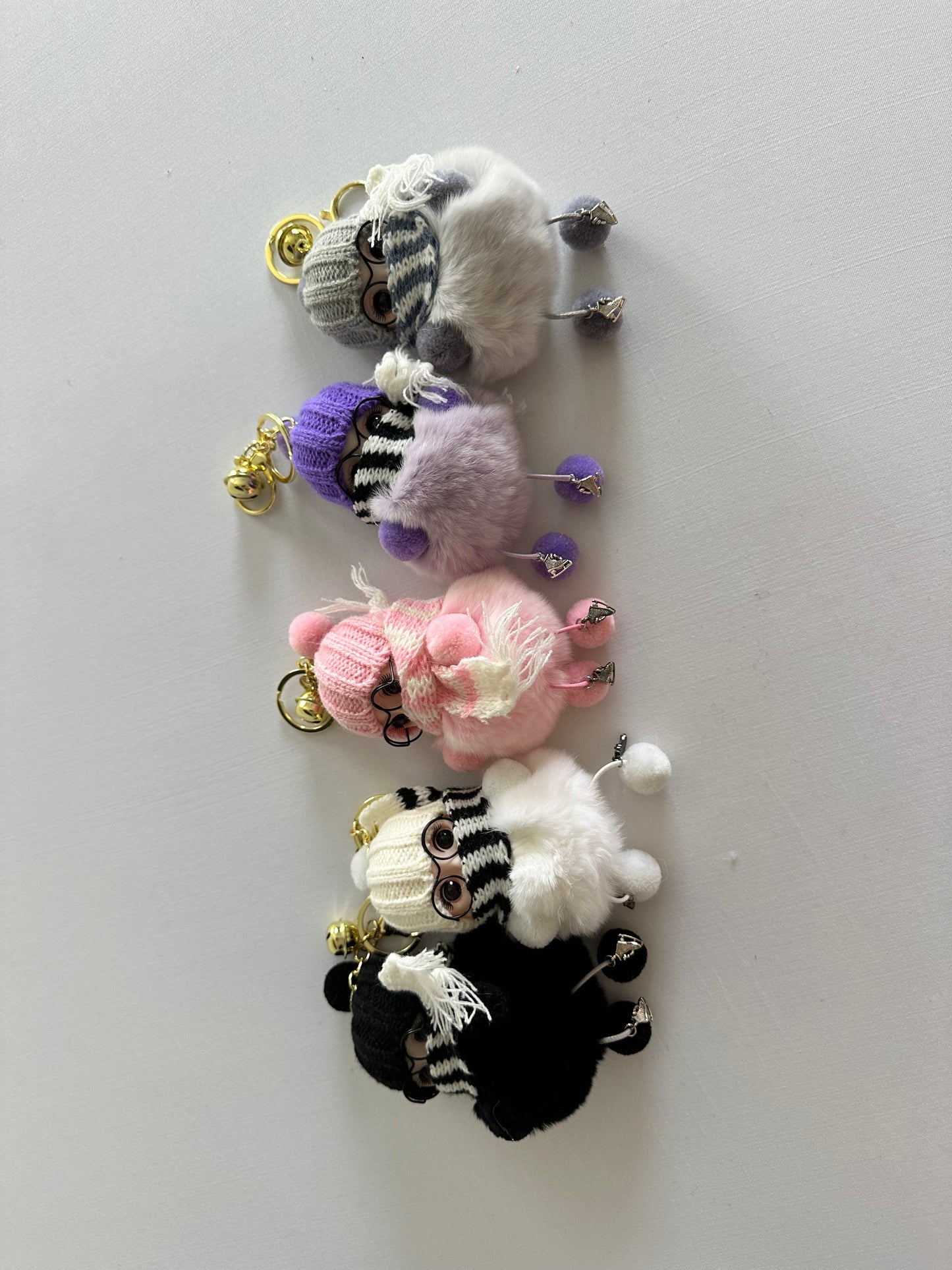 Brilliance & Melrose Little Miss Skater Keychain