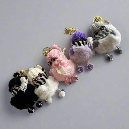 Brilliance & Melrose Little Miss Skater Keychain