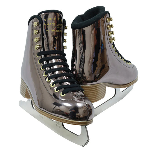 Jackson Softec Mirage Figure Skates in Gun Metal