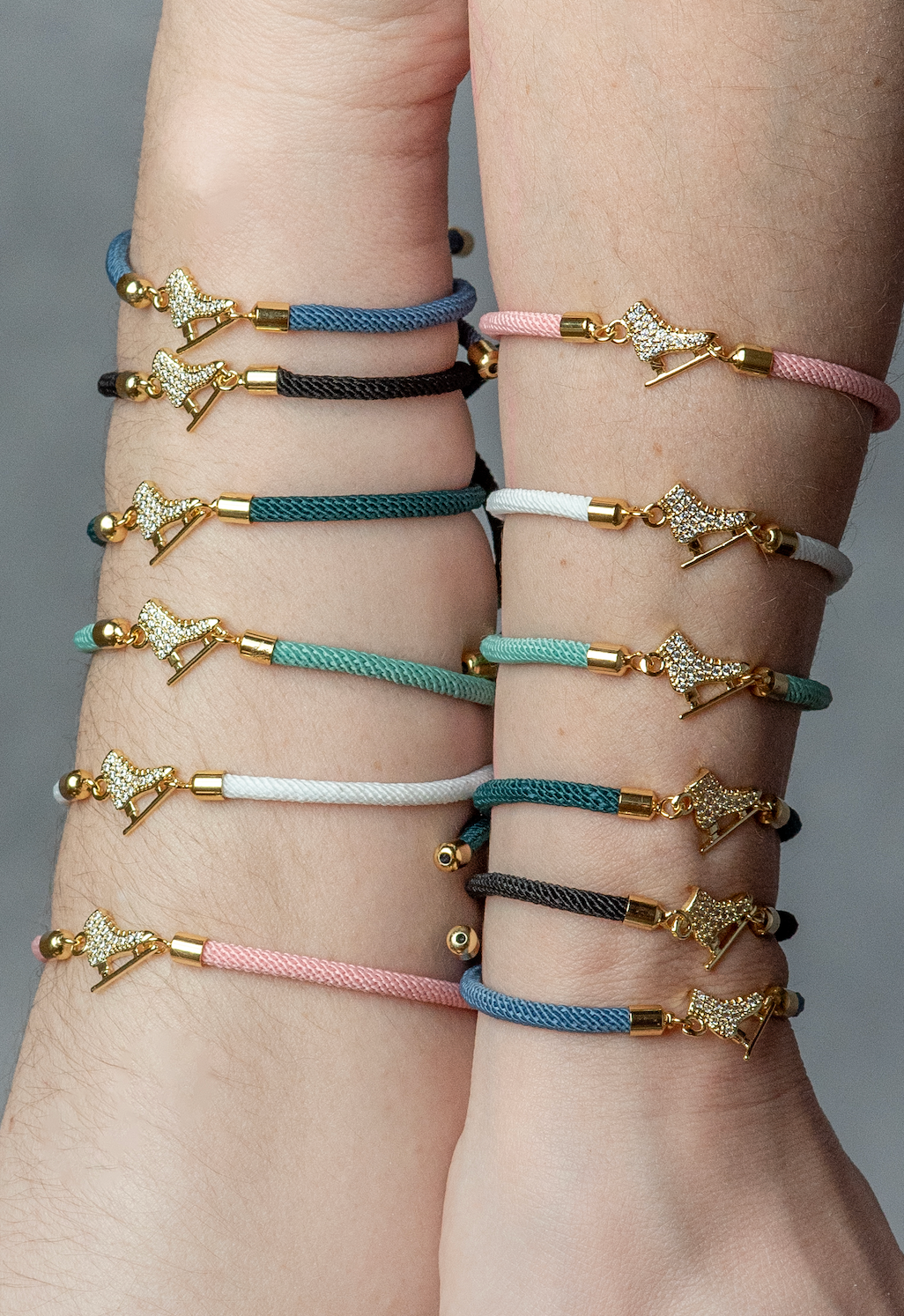 Brilliance & Melrose Colorful Ice Skating Bracelet