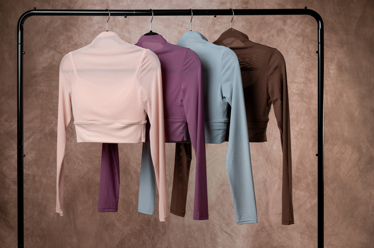 Brilliance & Melrose Mesh Ice Skating Crop Top