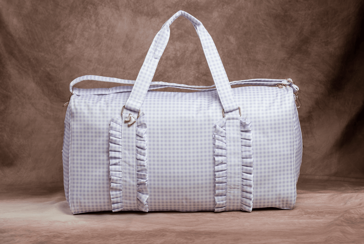Gingham Skating Bag
