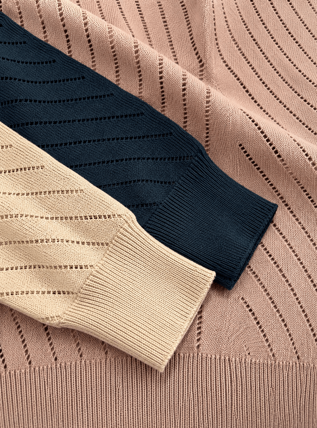 Golden Edge Charm Sweater