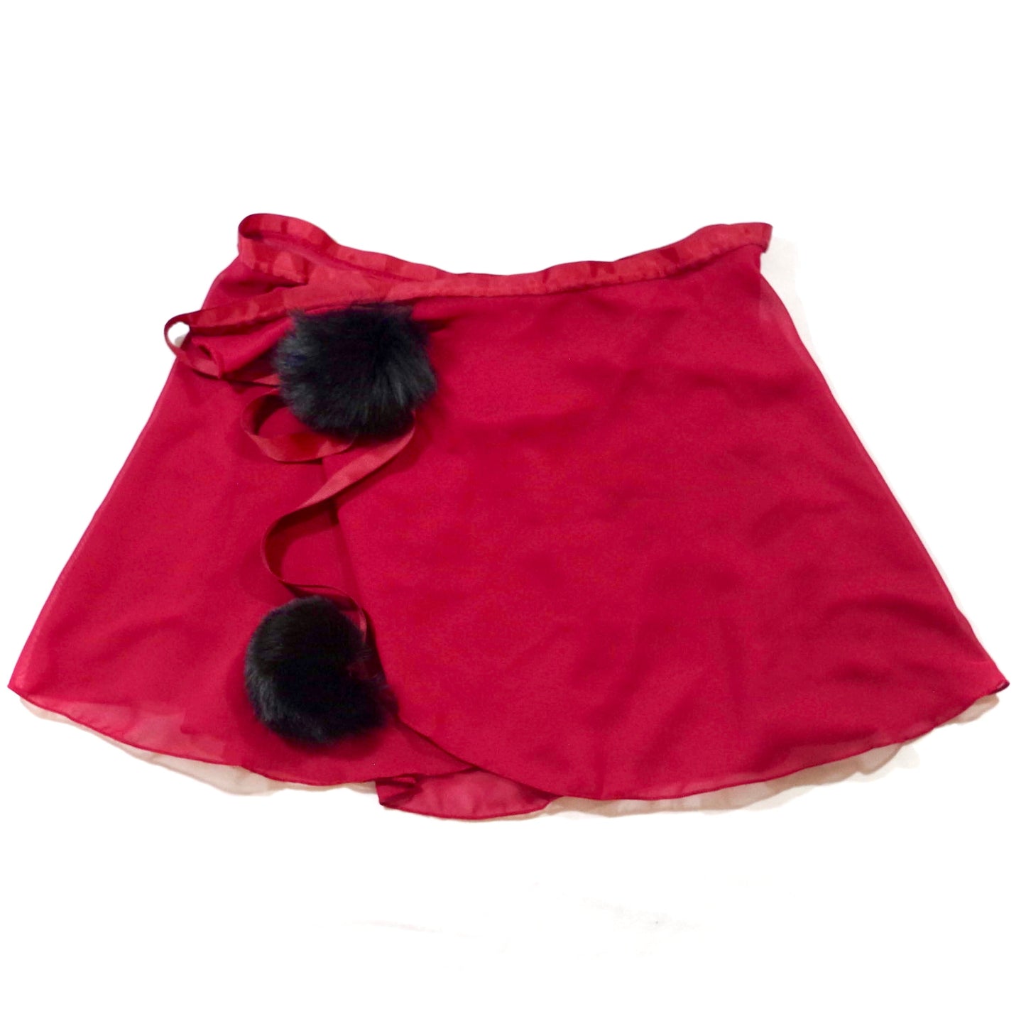 Fluffy Wrap Skirt
