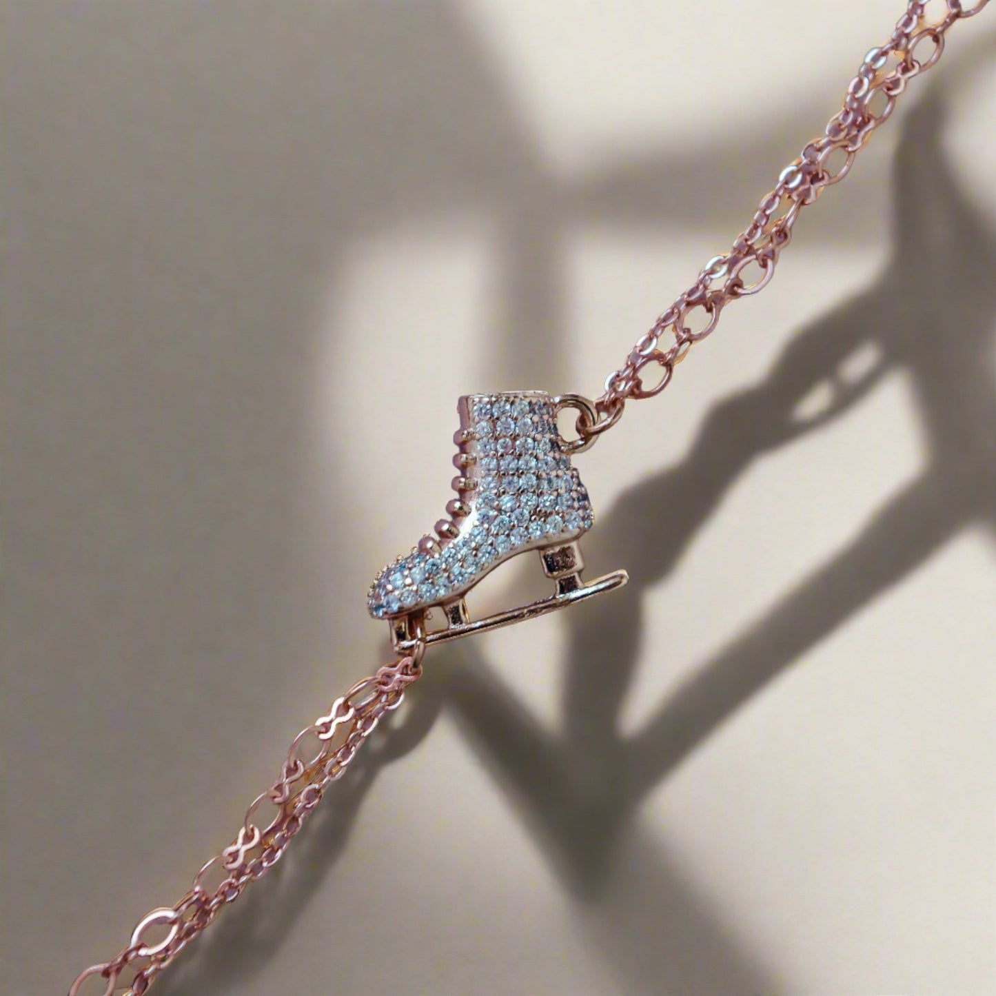 Golden Skating Love Bracelet