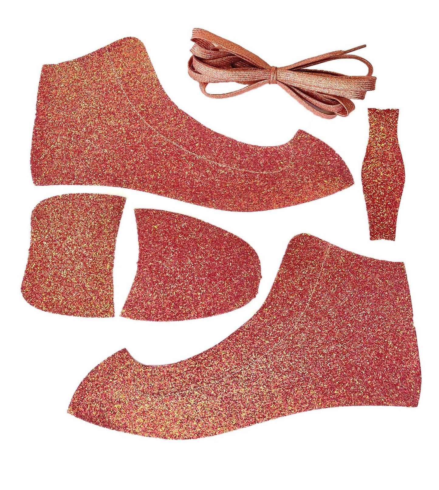 Roller Skate Wraps- Pink Sparkle
