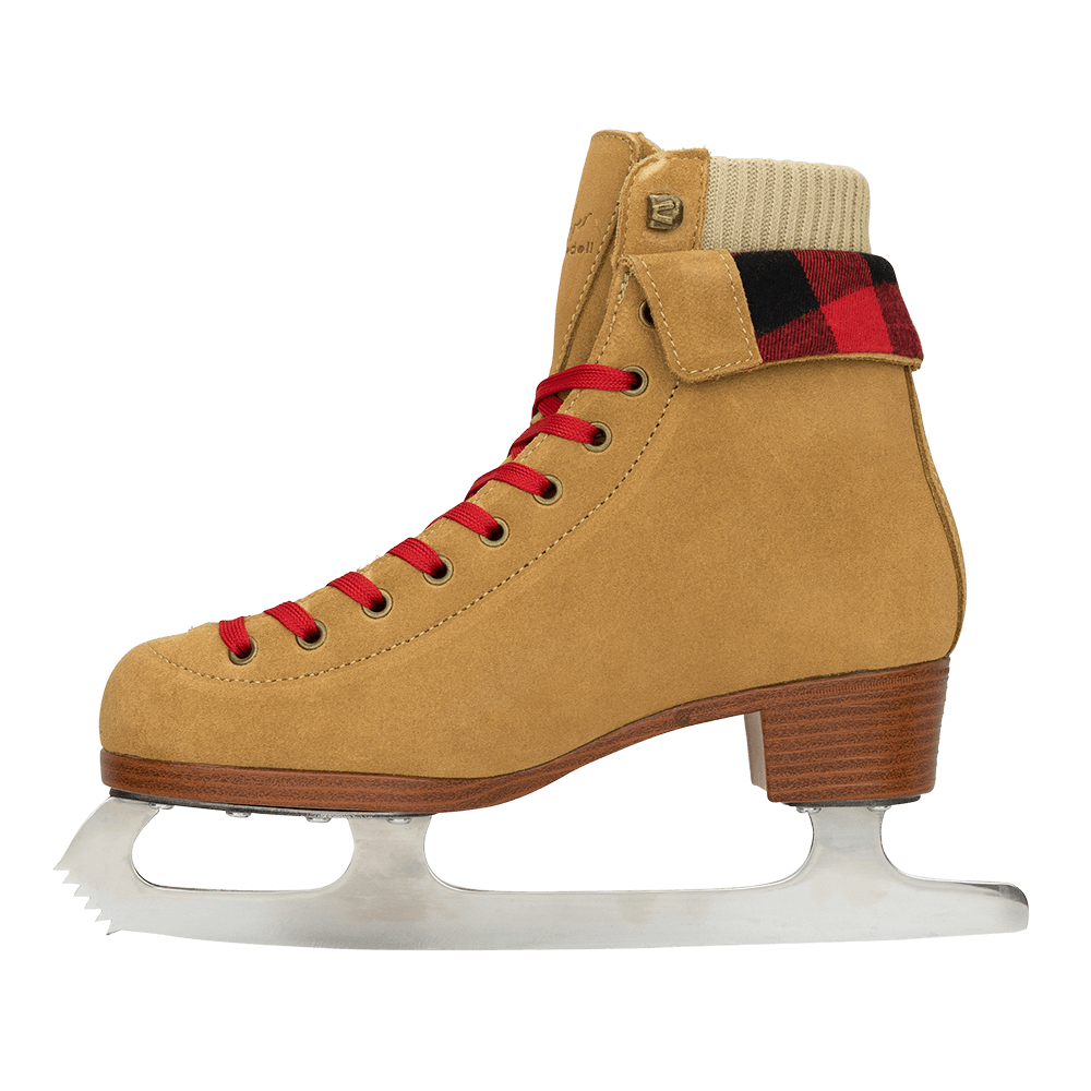 Riedell Ember Figure Skates in Cider Brown or Blush Pink