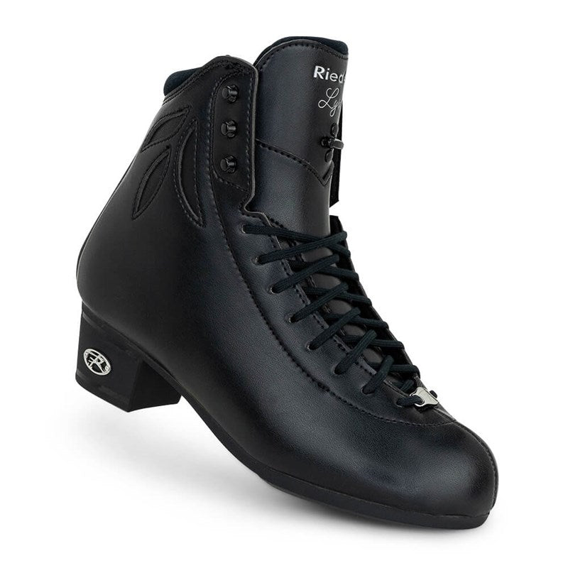 Riedell Black Lyra Competitive Boots (no blades)