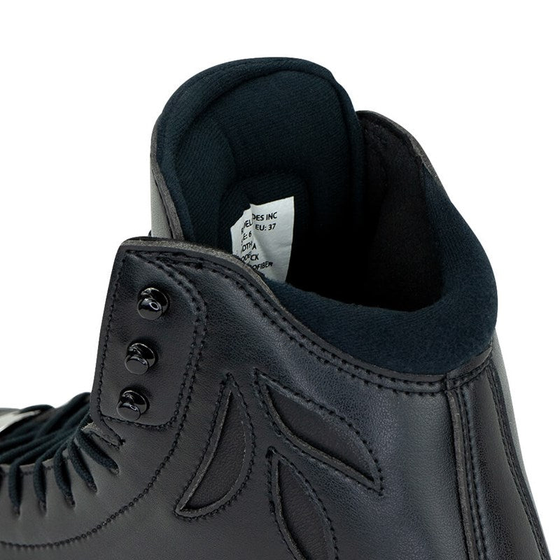 Riedell Black Lyra Competitive Boots (no blades)