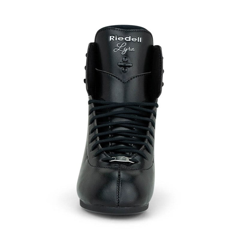 Riedell Black Lyra Competitive Boots (no blades)