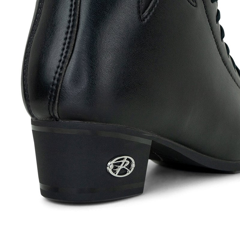 Riedell Black Lyra Competitive Boots (no blades)