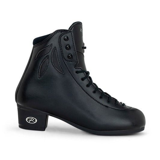 Riedell Black Lyra Competitive Boots (no blades)