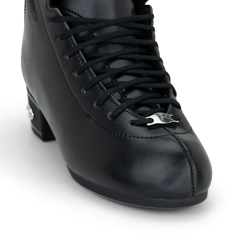 Riedell Black Lyra Competitive Boots (no blades)