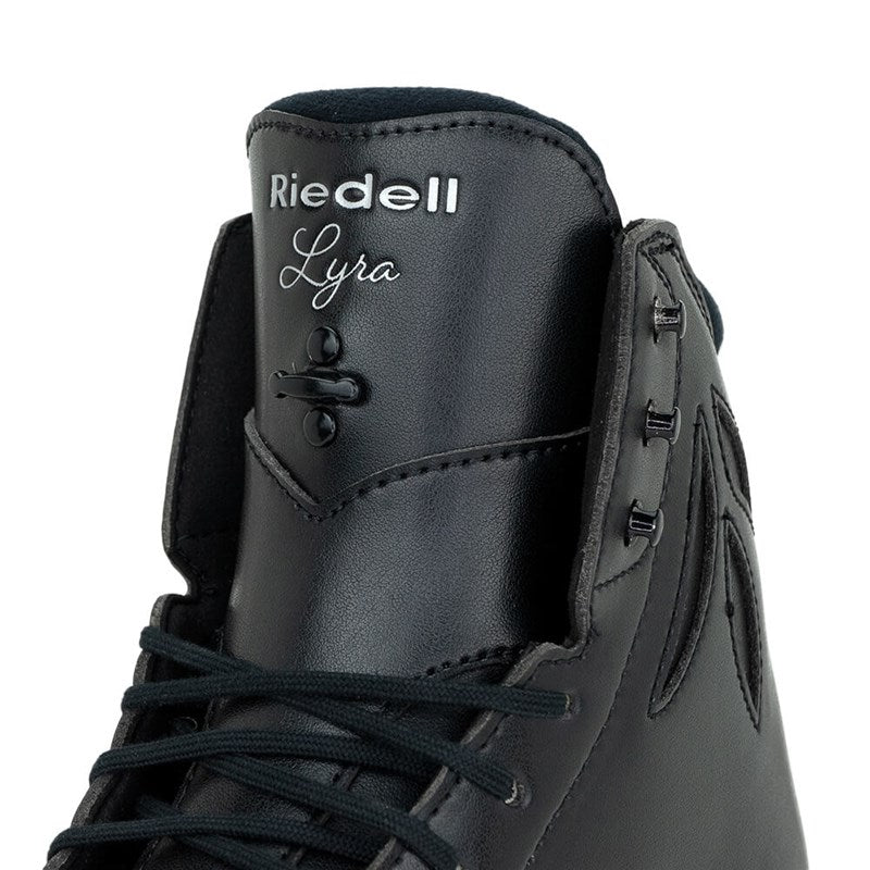 Riedell Black Lyra Competitive Boots (no blades)