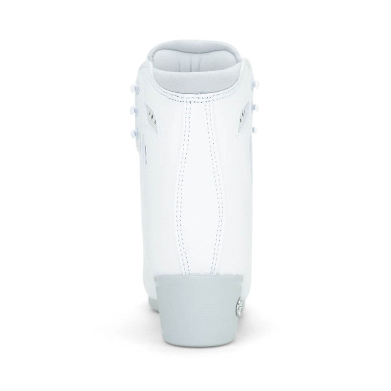 Riedell White Lyra Competitive Boots (no blades)