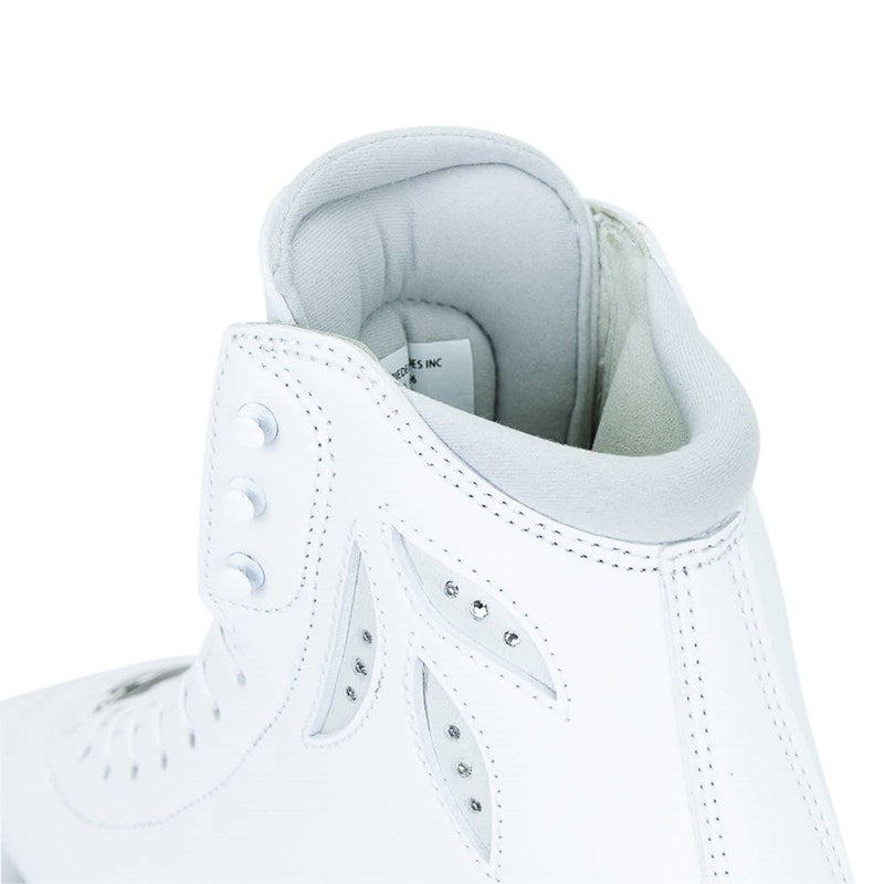 Riedell White Lyra Competitive Skate Set