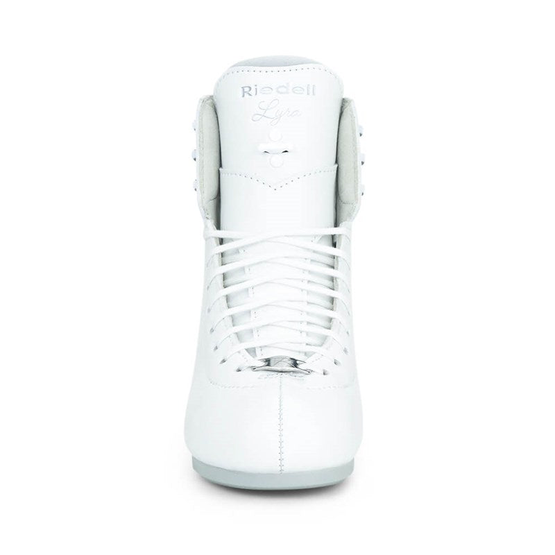 Riedell White Lyra Competitive Boots (no blades)