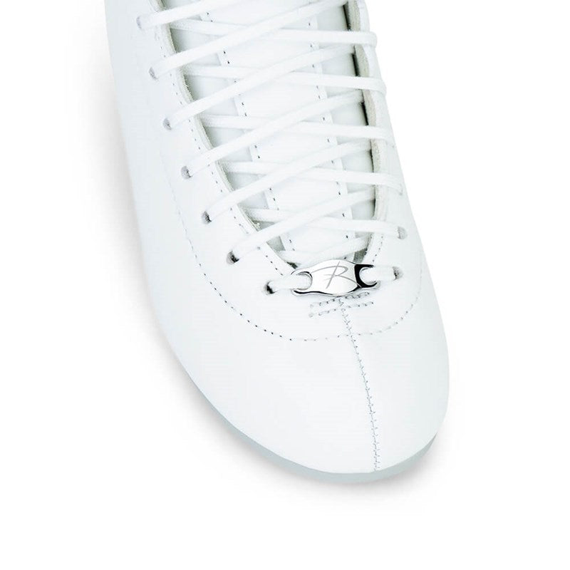 Riedell White Lyra Competitive Boots (no blades)