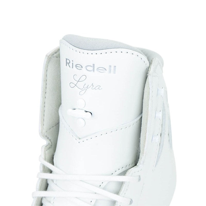 Riedell White Lyra Competitive Skate Set