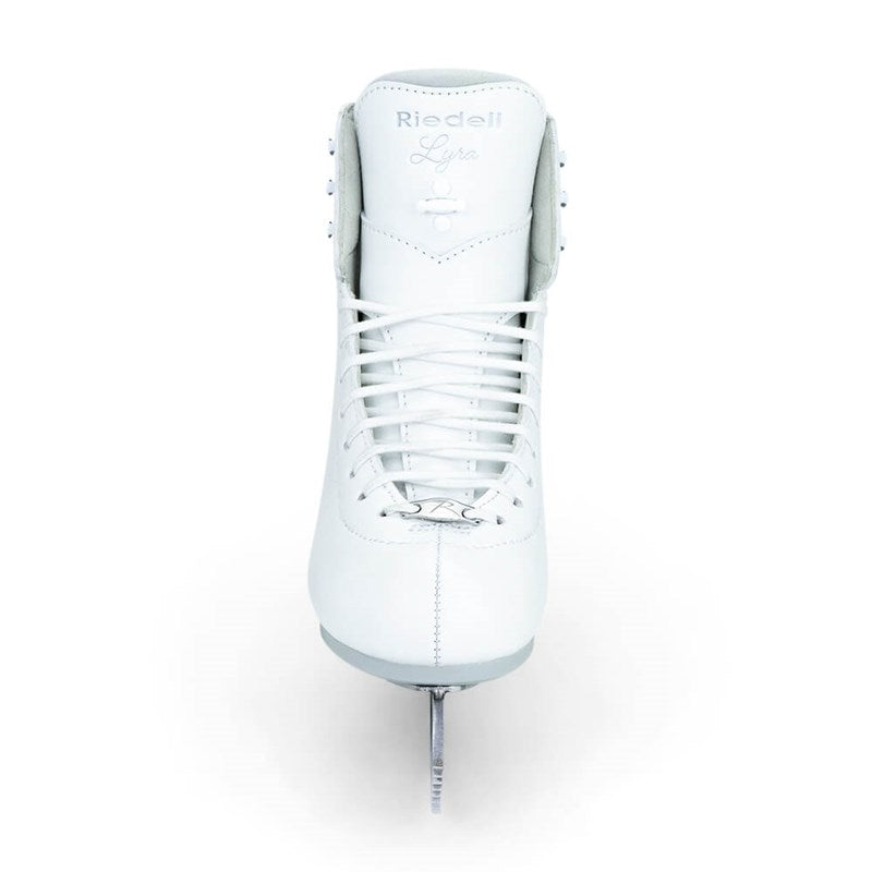 Riedell White Lyra Competitive Skate Set