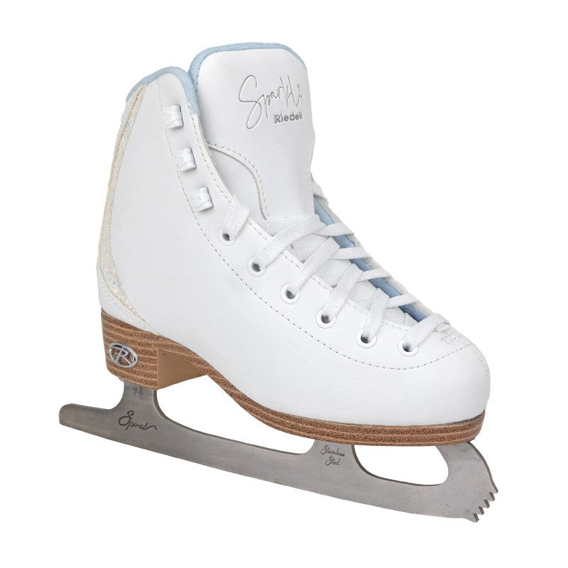 Riedell Sparkle White Beginner Figure Ice Skates