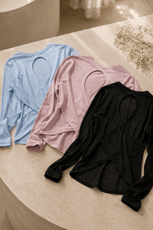 Sheer Cross-Back Skating Shirt