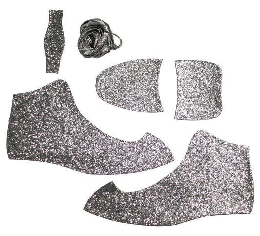Roller Skate Wrap- Sparkle Silver