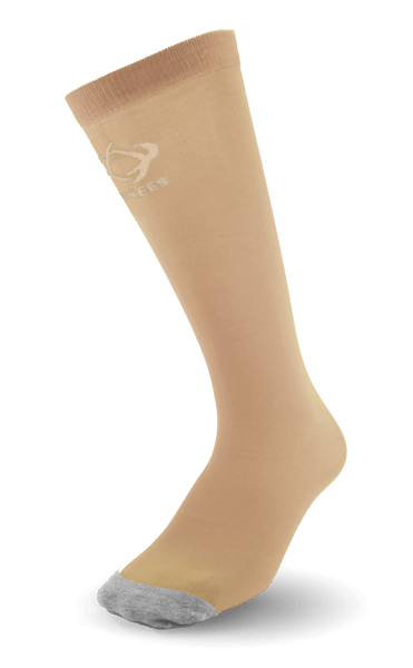 Thinees Beige Skating Socks