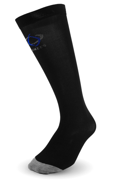 Thinees Classic Black Skate Socks