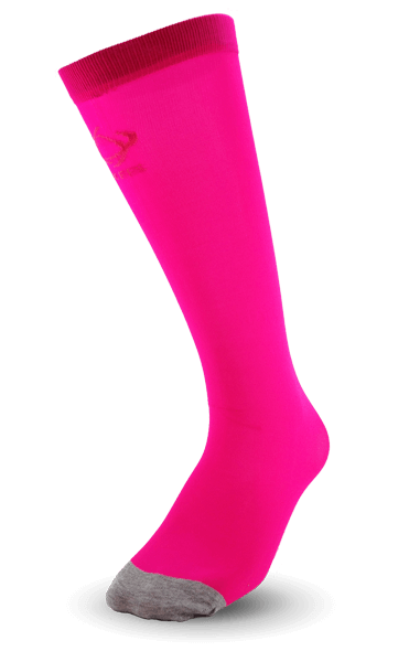 Thinees Neon Pink Skate Socks