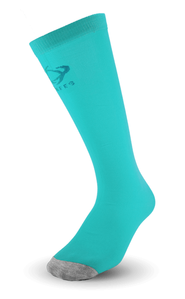 Thinees Teal Skate Socks