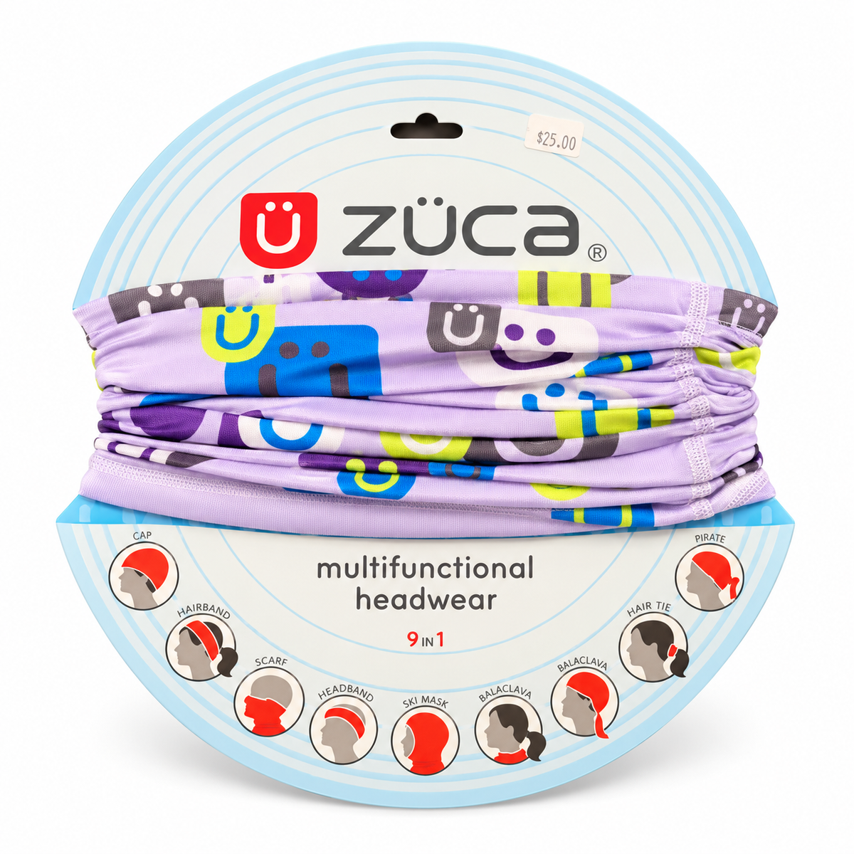 ZÜCA multifunctional headwear in Lavender