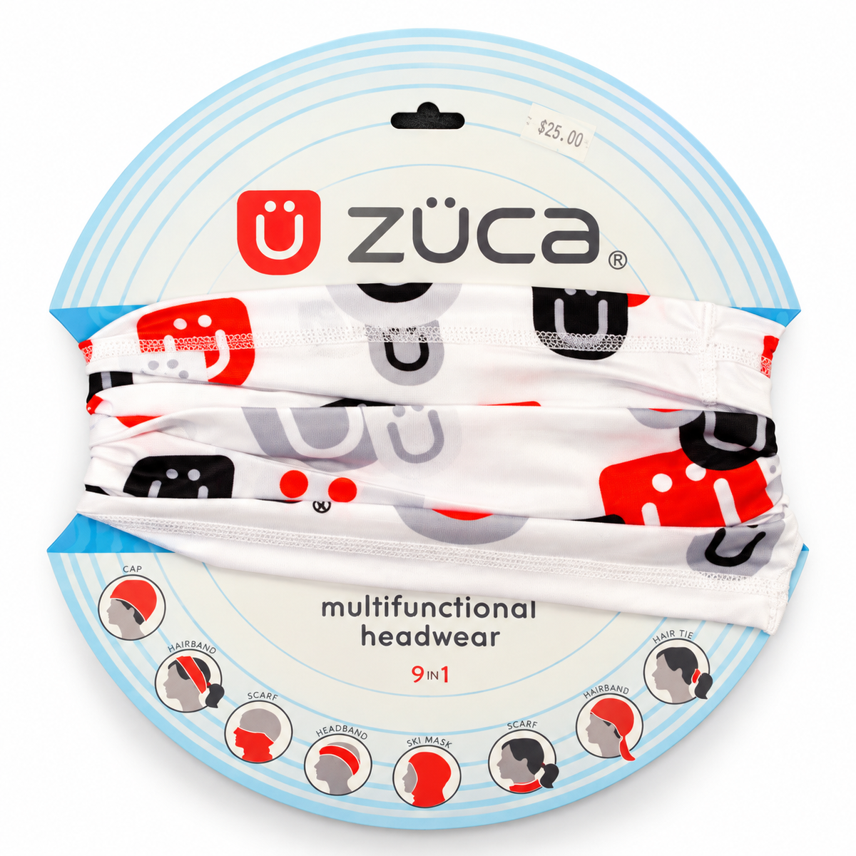 ZÜCA multifunctional headwear in White