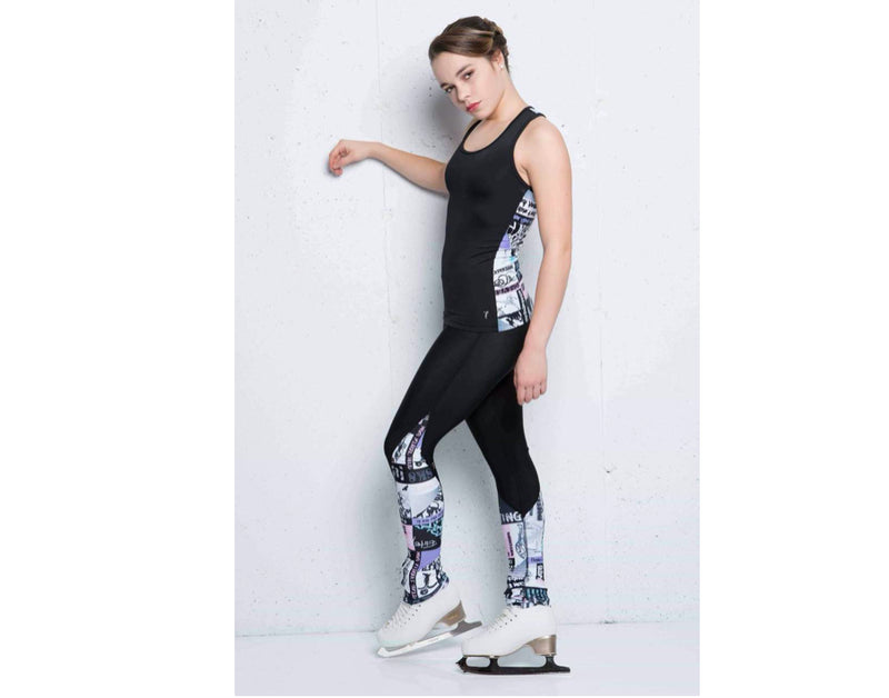 Child 6/8 - Elite Xpression Multicolored Skate Pants