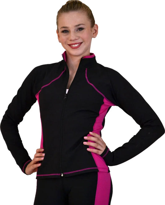 ChloeNoel JS08 Supplex Rider Style Figure Skating Jacket
