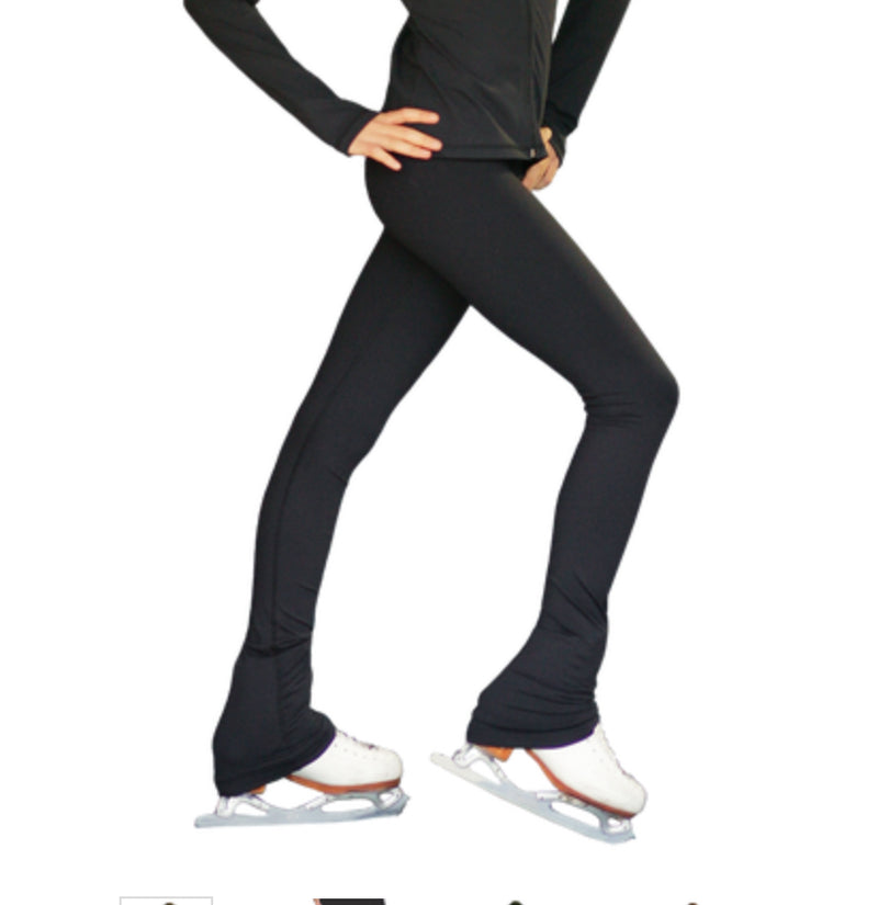 Chloe Noel PS735 Solid Color Pants Over the Heel with Pocket