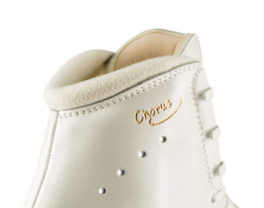 Edea White Chorus Ice Figure Skate Boots