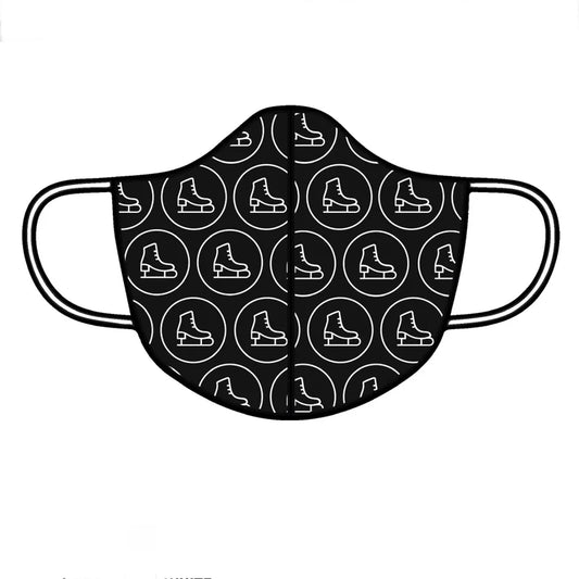 Figure Skate Ear Loop Face Mask