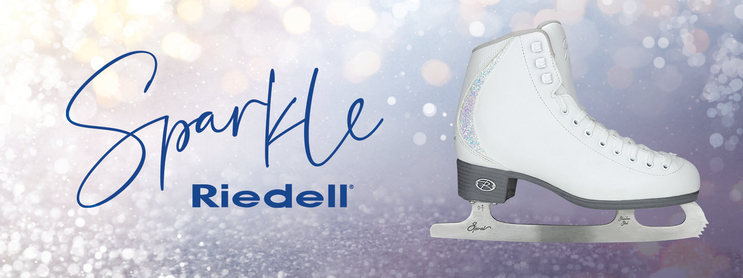 New for 2023! Riedell Sparkle Beginner Figure Skate Set